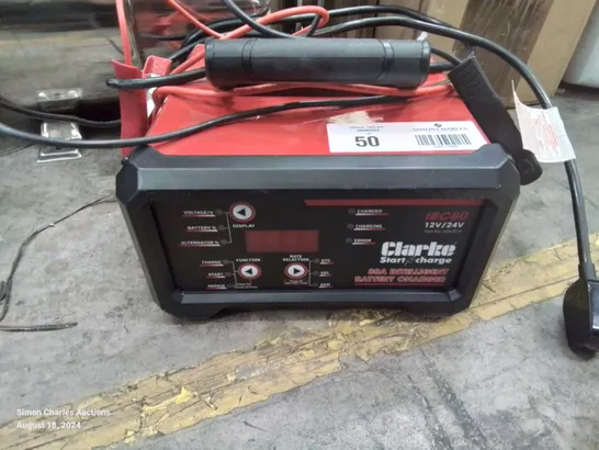 CLARKE START AND CHARGE INTELLIGENT BATTERY CHARGER IBC80