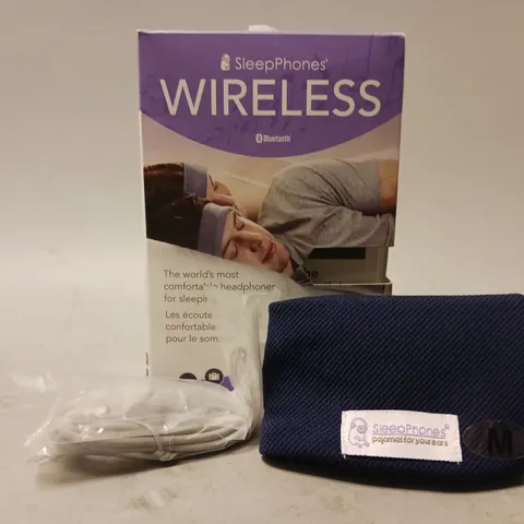 BOXED SLEEPPHONES WIRELESS (NAVY - MEDIUM)