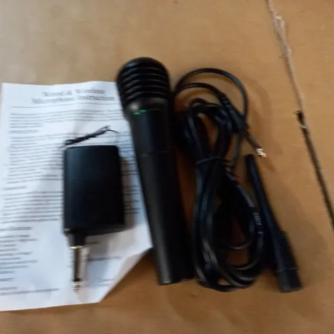 WIRED AND WIRELESS MICROPHONE