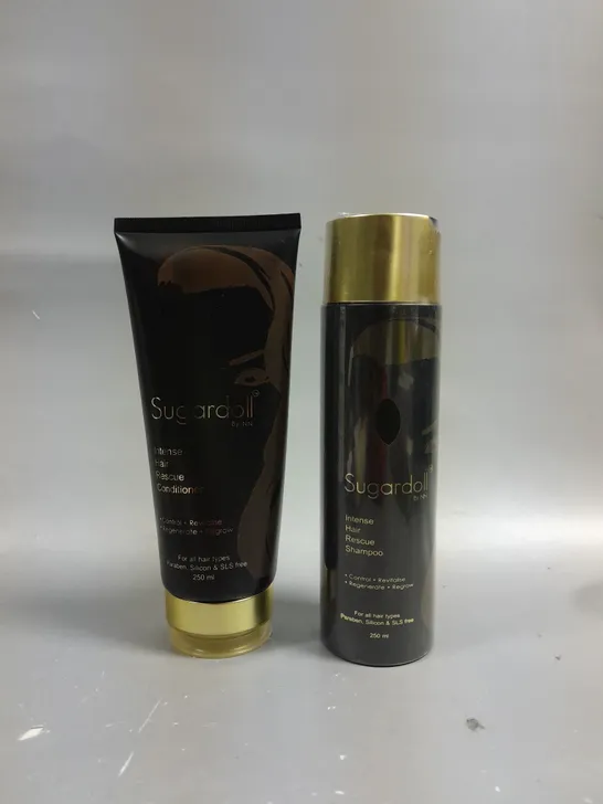 SET OF 2 SUGARDOLL BY NN INTENSE HAIR RESCUE SHAMPOO AND CONDITIONER 