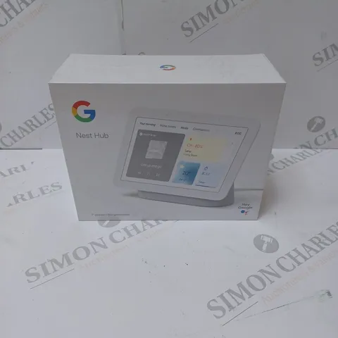 BRAND NEW BOXED GOOGLE NEST HUB 2ND GEN SMART SPEAKER WITH SCREEN - CHALK 