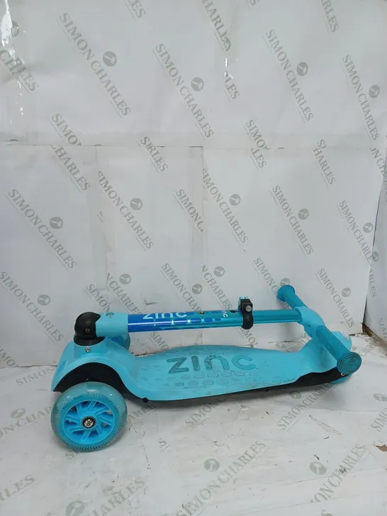 ZINC THREE WHEELED FOLDING FLYTE SCOOTER RRP £99.99