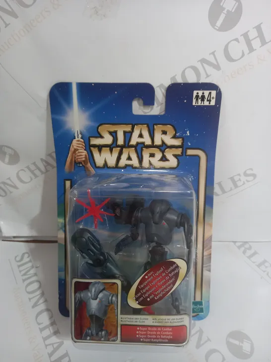 STAR WARS ATTACK OF THE CLONES SUPER BATTLE DROID ACTION FIGURE COLLECTION1