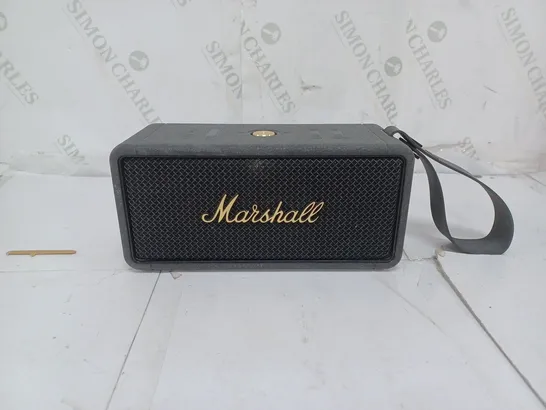 MARSHALL BLUETOOTH SPEAKER BLACK RRP £25.99