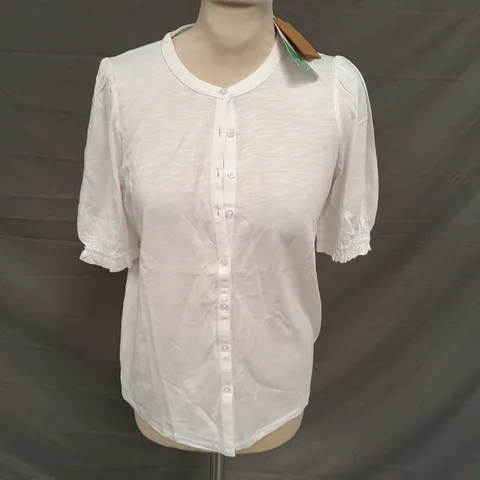 BODEN LADIES WHITE BLOUSE SIZE 6