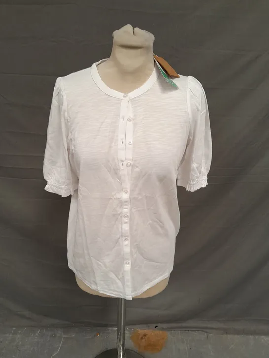 BODEN LADIES WHITE BLOUSE SIZE 6