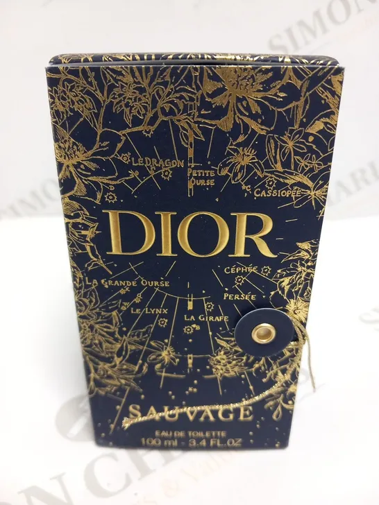 BOXED DIOR SAUVAGE EAU DE TOILETTE 100ML