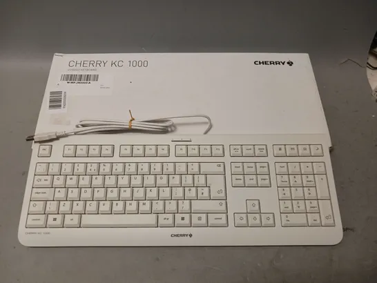 CHERRY KC 1000 WIRED KEYBOARD WHITE