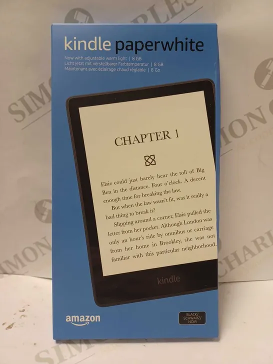 AMAZON PAPERWHITE 8GB 6.8 INCH KINDLE EBOOK READER