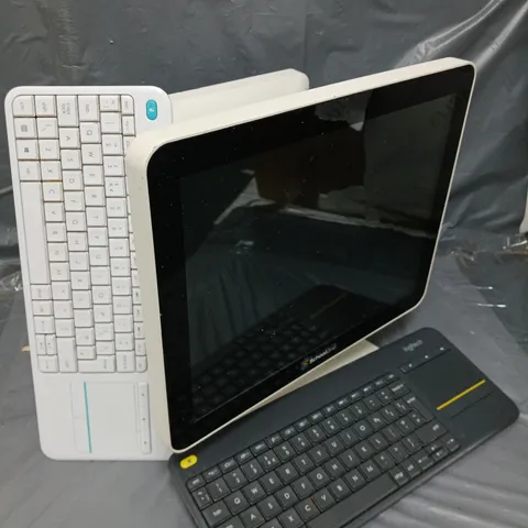 SCHOOL GRID 15" DUAL-SCREEN POS SYSTEM WITH KEYBOARDS - COLLECTION ONLY