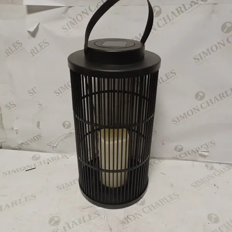 SMART SOLAR URBANE LANTERN LARGE BLACK