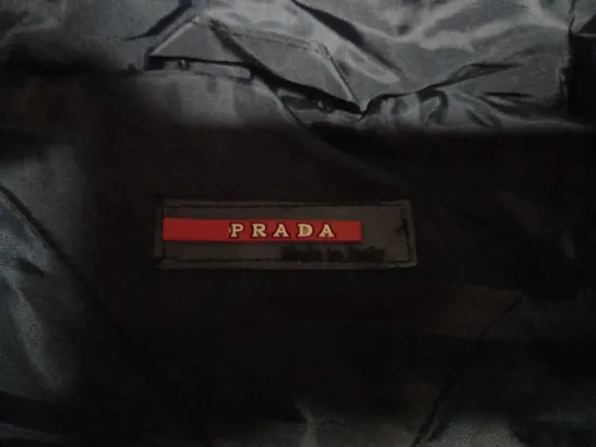 PRADA NAVY/LOGO PADDED WINTER JACKET