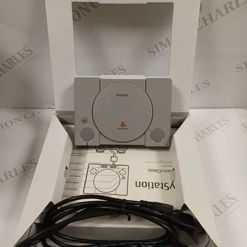 BOXED SONY PLAYSTATION CLASSIC PRELOADED CONSOLE 