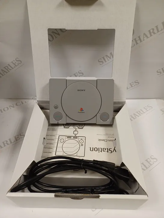 BOXED SONY PLAYSTATION CLASSIC PRELOADED CONSOLE 