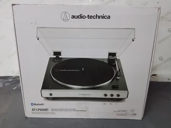 AUDIO TECHNICA FULLY AUTOMATIC WIRELESS BELT DRIVE TURNTABLE - AT-LP60XBT