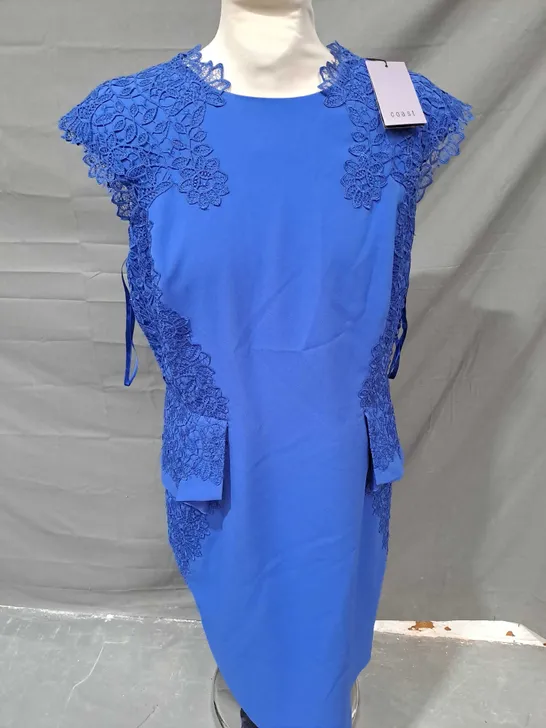 COAST BLUE LUCY DRESS SIZE 16