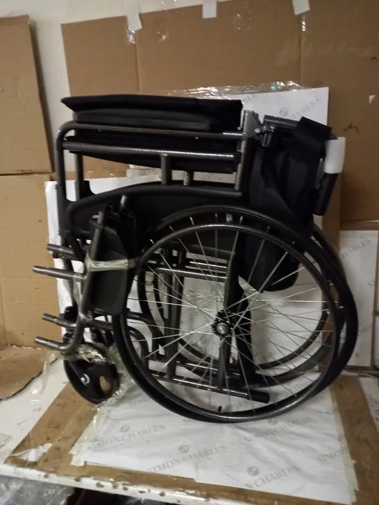 AIDAPT FOLDING LIGHTWEIGHT SELF PROPELLED STEEL WHEELCHAIR