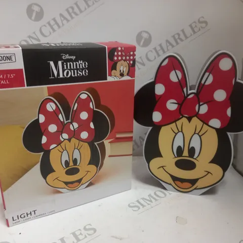 BOXED DISNEY MINNIE MOUSE LIGHT 