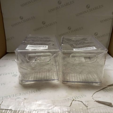 LOT OF 2 M DESIGN STORAGE CONTAINERS