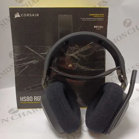 CORSAIR HS80 RGB WIRELESS PREMIUM GAMING HEADSET 