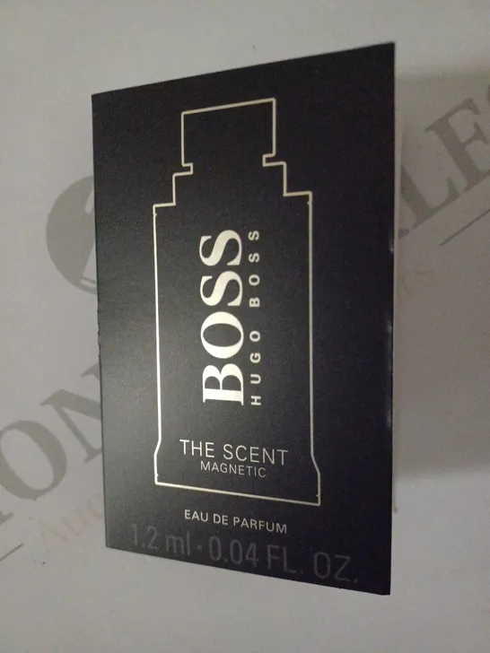 LOT OF APPROX. 120 X 1.2ML HUGO BOSS THE SCENT MAGNETIC EAU DE PARFUM FRAGRANCE SAMPLE