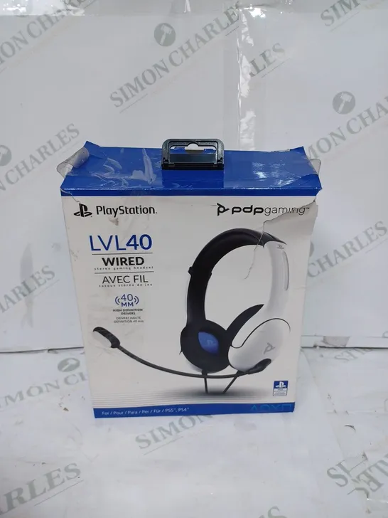 PDP PLAYSTATION LVL 40 WIRED GAMING HEADSET 