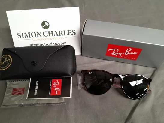 BOXED PAIR OF RAY BAN BROWN CATS EYE GLASSES