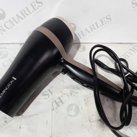 REMINGTON HAIR DRYER IN BLACK/ROSE GOLD