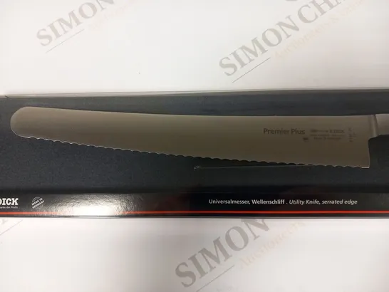 BRAND NEW BOXED DICK PREMIER PLUS FORGED SERIES 26CM UTILITY KNIFE WITH SERRATED EDGE 8 1451 26