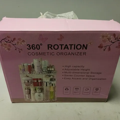 BOXED 360 ROTATION COSMETIC ORGANIZER