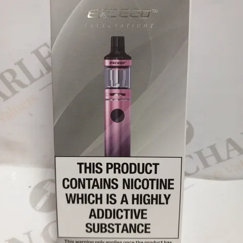 BOXED EXCEED PINK AND BLACK VAPOR DEVICE