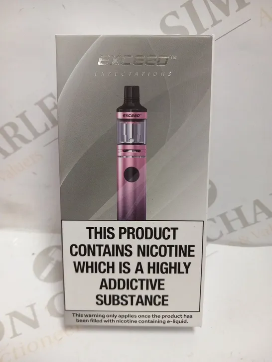 BOXED EXCEED PINK AND BLACK VAPOR DEVICE