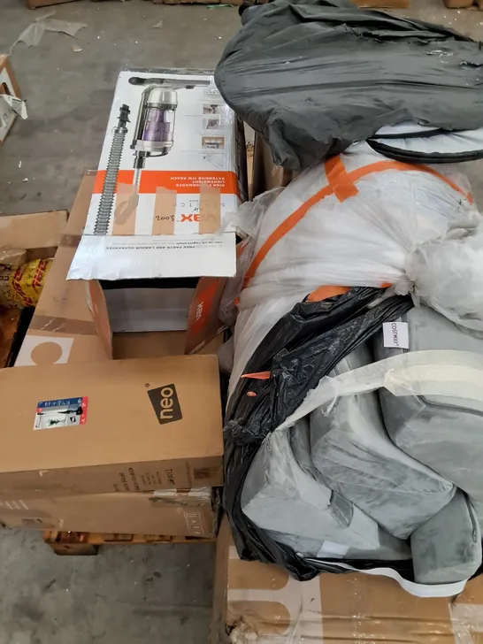 PALLET OF ASSORTED FLAT PACK PARTS AND APPLIANCE ITEMS