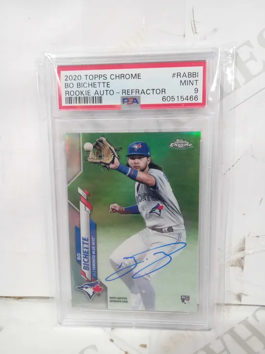 TOPPS FRAMED AND GRADED TRADING CARD - BO BICHETTE