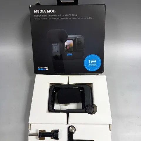 BOXED GOPRO MEDIA MOD FOR HERO 9/10/11