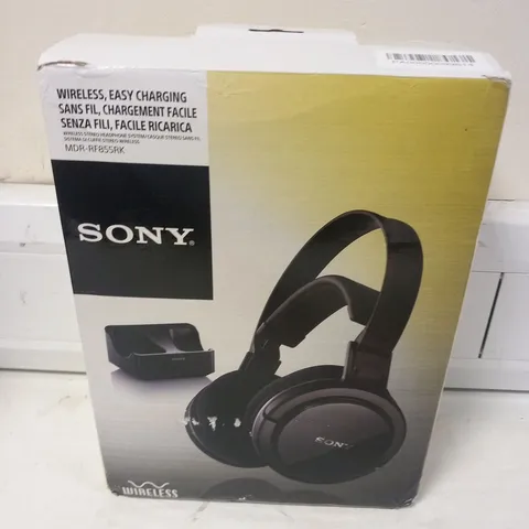 BOXED SONY MDR-RF855RK WIRELESS EASY CHARGINGSTEREO HEADPHONE SYSTEM