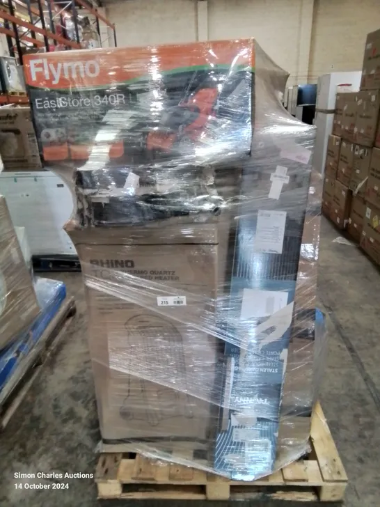 PALLET OF APPROXIMATELY 12 UNPROCESSED RAW RETURN HOUSEHOLD AND ELECTRICAL GOODS TO INCLUDE;