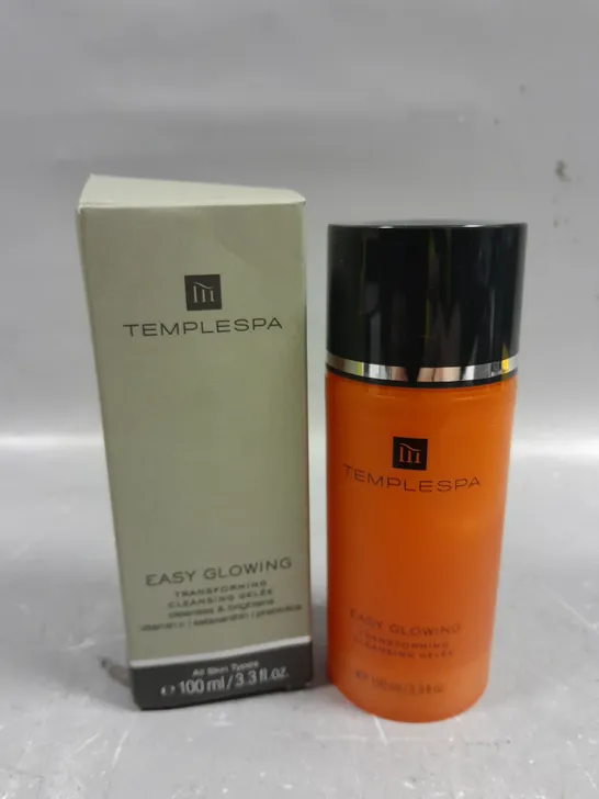 BOXED TEMPLESPA EASY GLOWING CLEANSING GEL - 100ML 