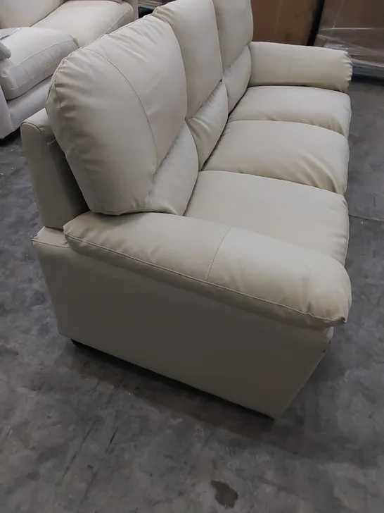 DESIGNER LEATHER 3 SEATER SOFA 