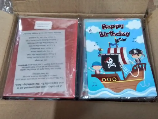 PALLET CONTAINING 192 48-PIECE BOXES OF PIRATE THEMED CARDS