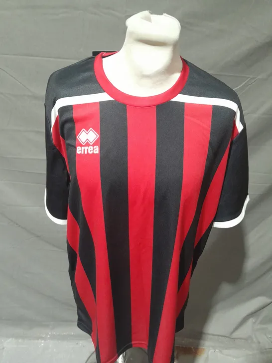 APPROXIMATELY 10 ASSORTED ERREA FOOTBALL SHIRTS IN VARIOUS STYLES AND SIZES 