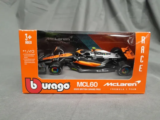 BURAGO - MCLAREN FORMULA 1 TEAM - MCL60 2023 BRITISH GRAND PRIX - SCALE 1/43