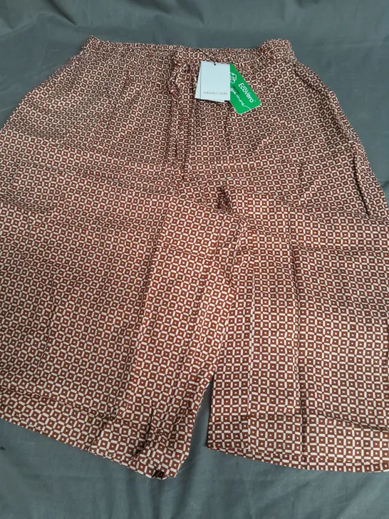 NOBODYS CHILD MELODY TROUSERS IN BROWN - UK 14