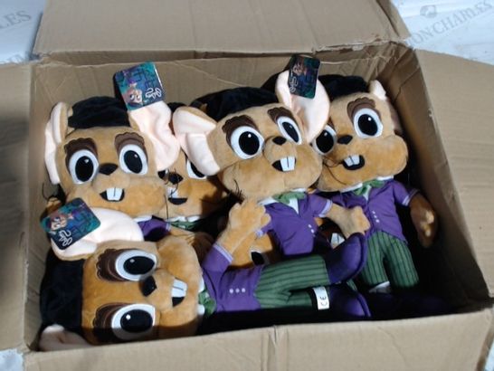 BOX OF 12 SCURRY PLUSHES
