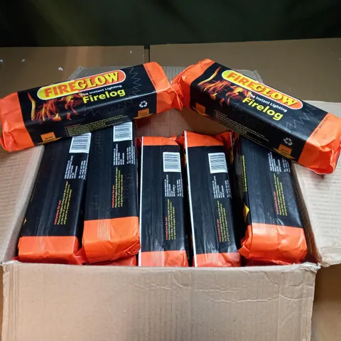 LOT OF 15 PACKETS OF FIREGLOW INSTANT LIGHTING FIRELOGS