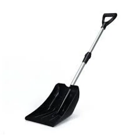 BOXED COSTWAY LIGHTWEIGHT ALUMINUM SNOW SHOVEL WITH D-SHAPED HANDLE (1 BOX)