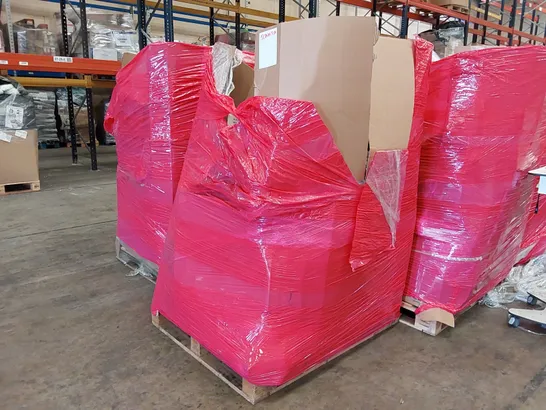 PALLET OF ASSORTED ITEMS INCLUDING: MULTI-FUNCTION WEIGHT BENCH, BOLT LESS SHELVING UNIT, ANTI ALLERGY SOFT TOUCH DUVET, MEMORY FOAM PILLOW, RETRACTABLE SAFETY GATE 