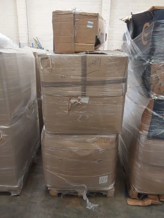 PALLET TO CONTAIN A LARGE ASSORTMENT OF BEDROOM PILLOWS AND SIMILAR PRODUCTS 