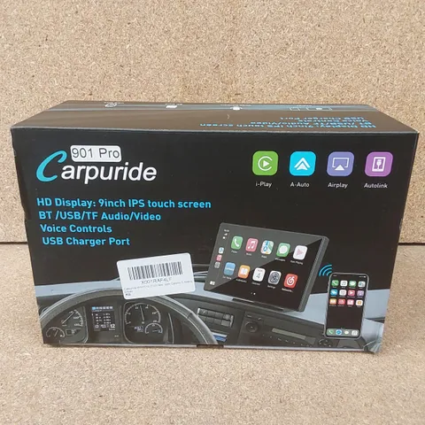 BOXED CAPURIDE W901PRO CARPLAY HD DISPLAY 9INCH SCREEN AUDIO/VIDEO