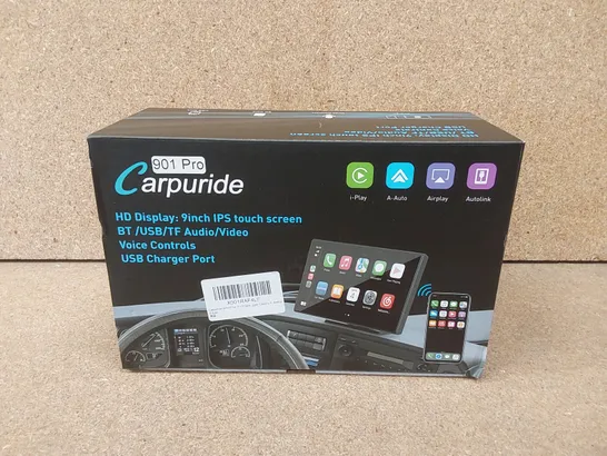 BOXED CAPURIDE W901PRO CARPLAY HD DISPLAY 9INCH SCREEN AUDIO/VIDEO